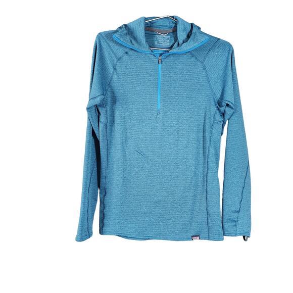 Patagonia Thermal Weight Capilene Zip Hoodie Base layer Size XS - Picture 1 of 7